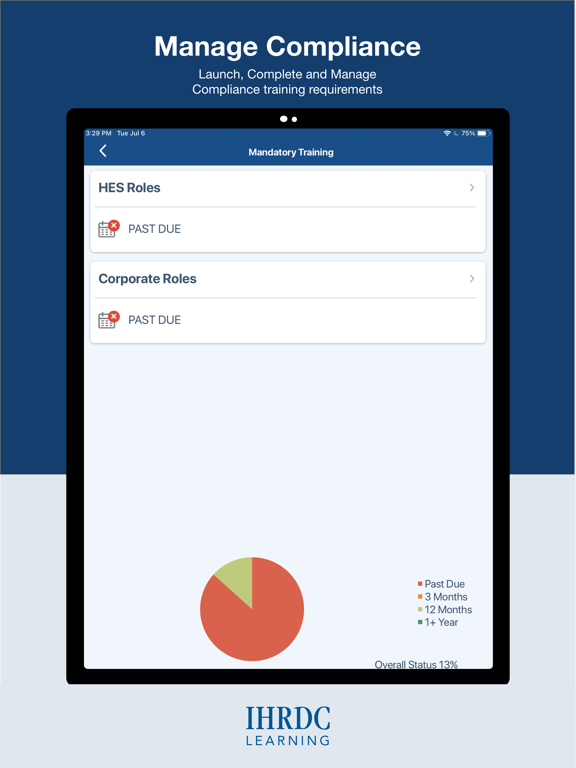 IHRDC’s Learning Platform screenshot 2