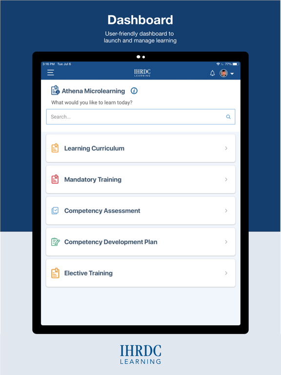 IHRDC’s Learning Platform screenshot 10