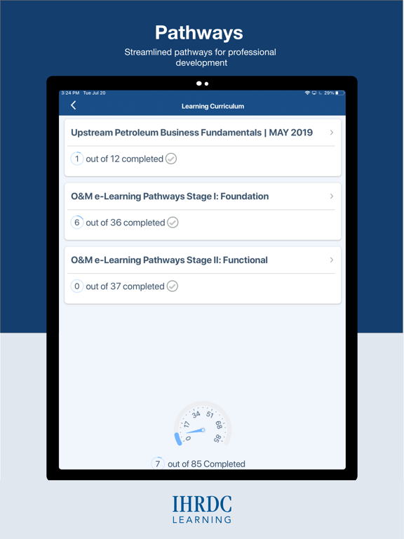 IHRDC’s Learning Platform screenshot 1