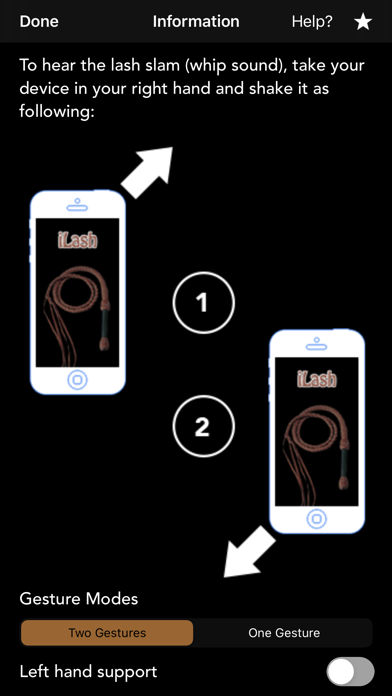iLash - The virtual Whip screenshot 2