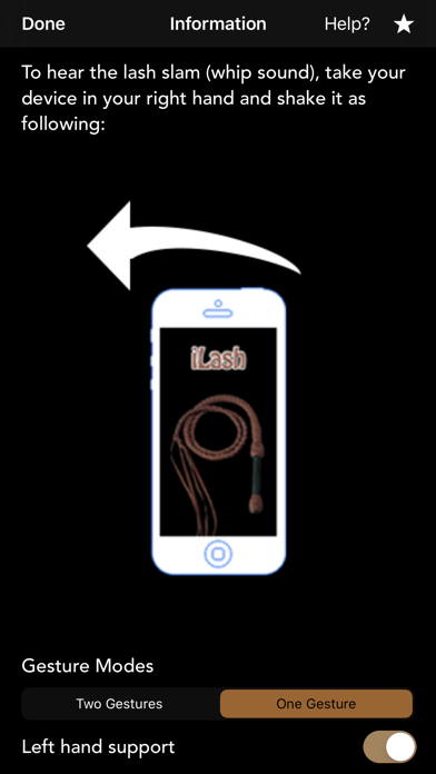 iLash - The virtual Whip screenshot 1
