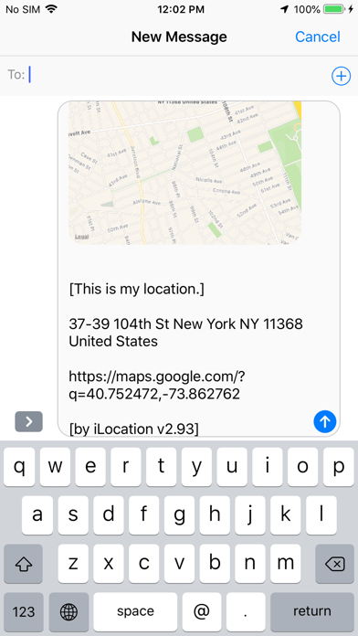 iLocation: Here! screenshot 1
