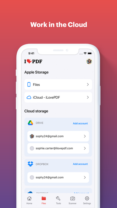 iLovePDF - PDF Editor & Scan screenshot 1