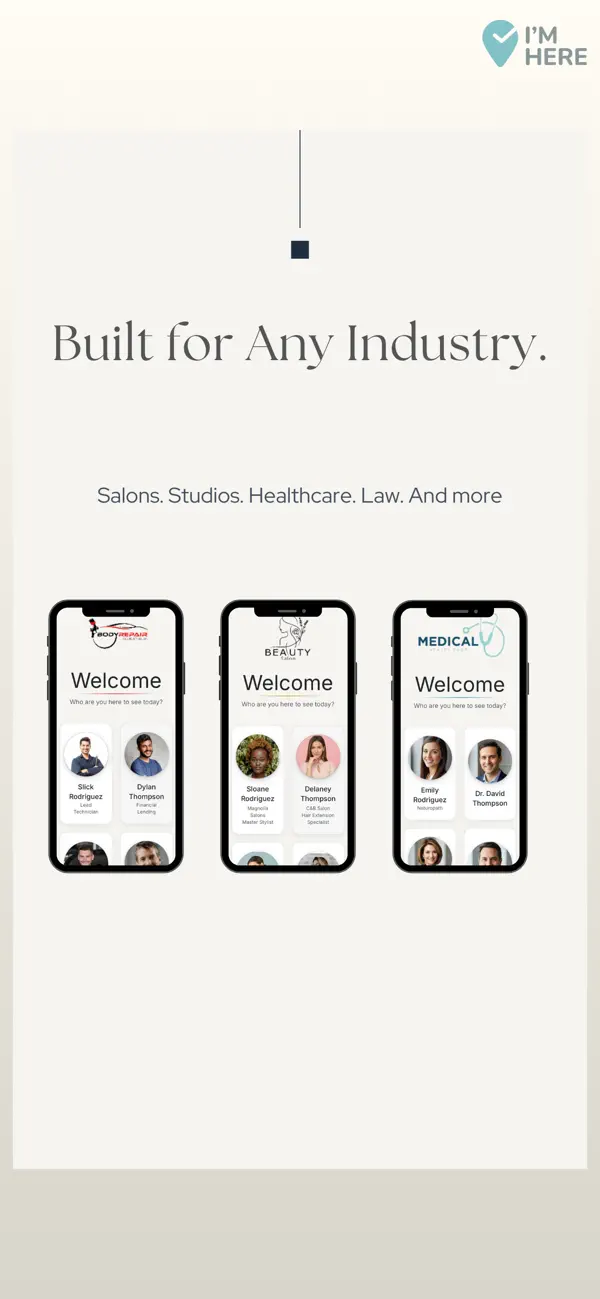 I'm Here! Client Check-In App screenshot 3