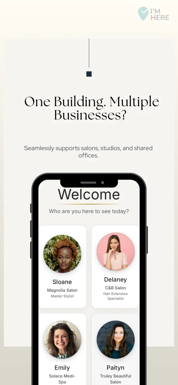 I'm Here! Client Check-In App screenshot 2
