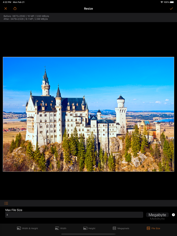 Image resizer, converter iSize screenshot 5