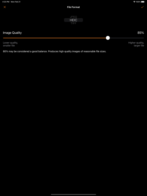 Image resizer, converter iSize screenshot 3
