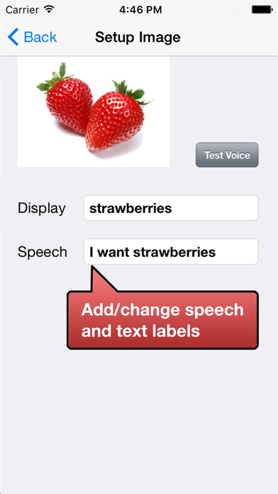 image2talk - functional communication app using real images screenshot 1