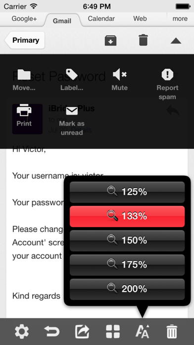 iMailG screenshot 2