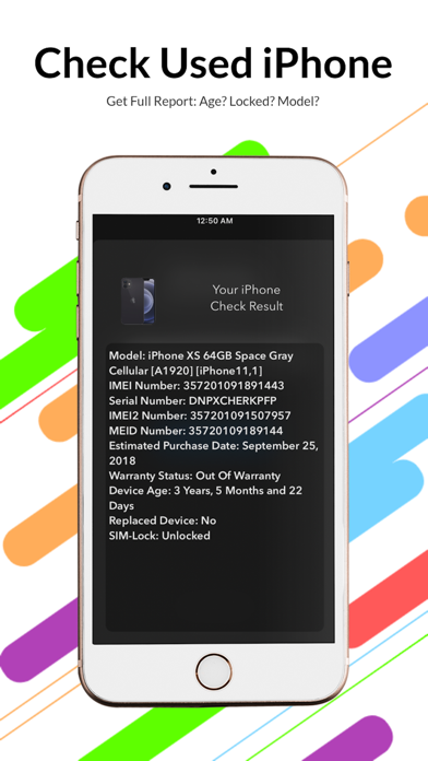 IMEI Checker - PhoneFax screenshot 2