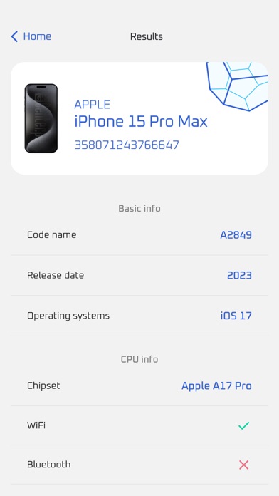 IMEI Info Checker screenshot 3