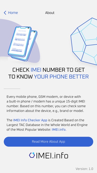 IMEI Info Checker screenshot 1