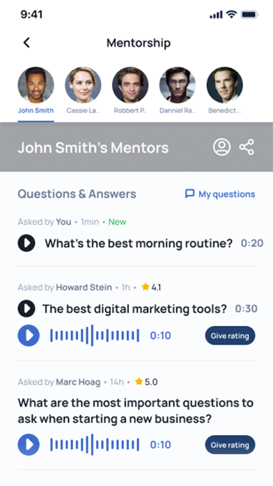 iMentors App screenshot 1