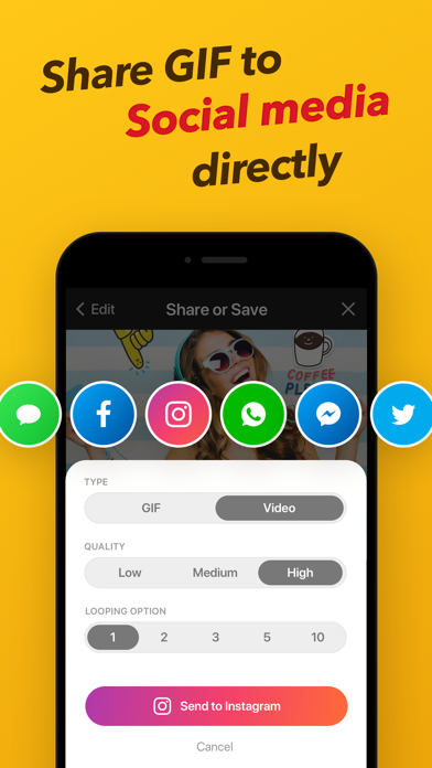 ImgPlay: GIF Maker & Meme screenshot 1