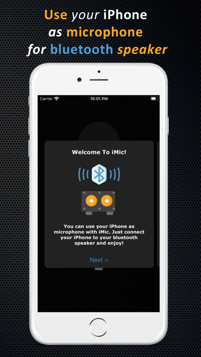 iMic: Bluetooth Speaker Mic screenshot 2