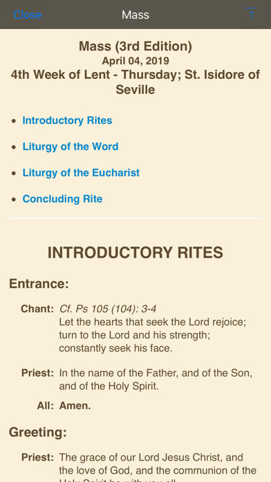 iMissal Catholic screenshot 4
