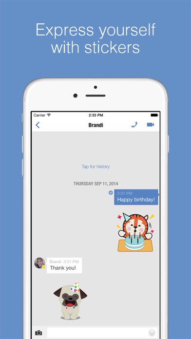 imo video calls and chat HD screenshot 1