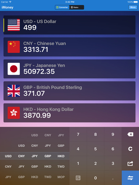 iMoney · Currency Converter screenshot 3