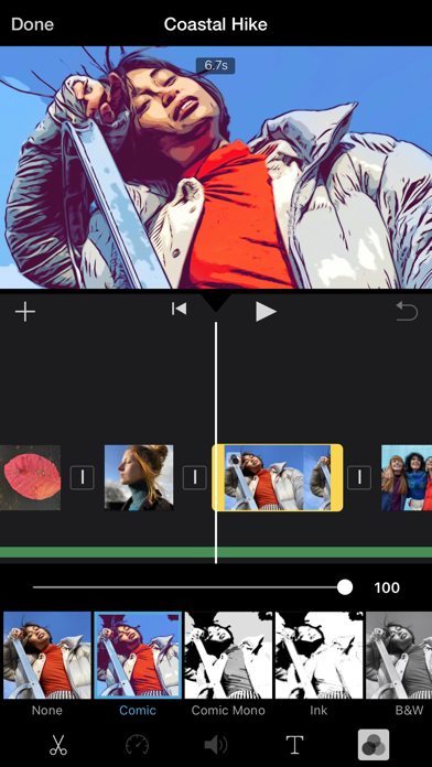 iMovie screenshot 1