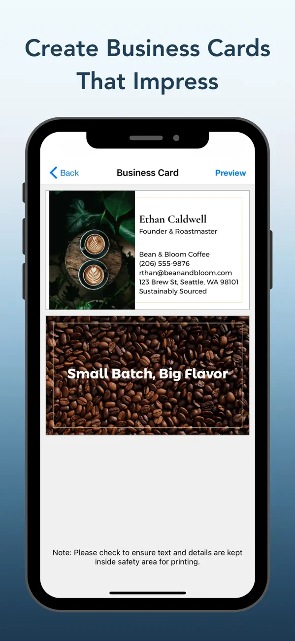 Impress: Business Card Maker screenshot 5