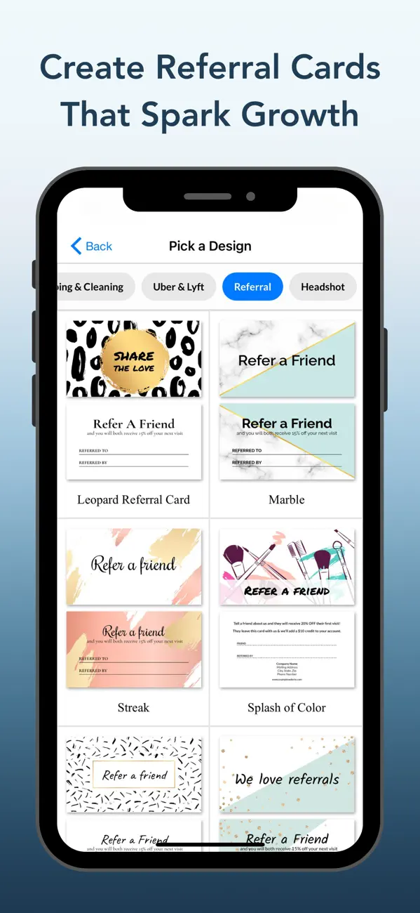 Impress: Business Card Maker screenshot 1