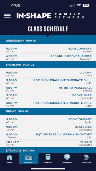 In-Shape Fitness screenshot 3