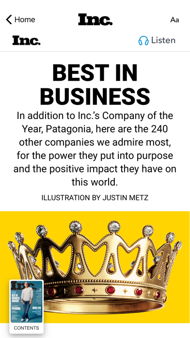 Inc. Magazine App screenshot 1