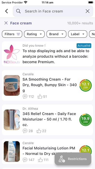 INCI Beauty - Cosmetic scanner screenshot 4