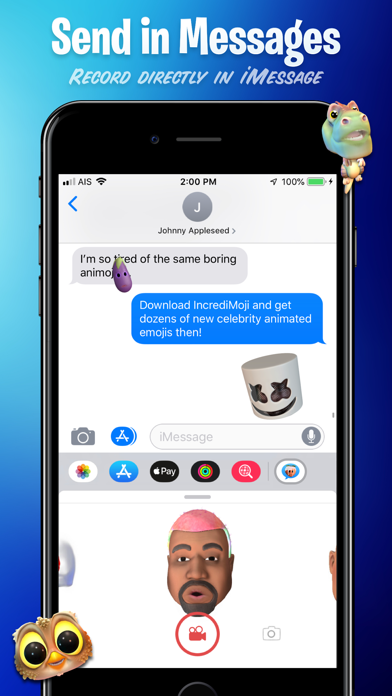 INCREDIMOJI Celebrity FaceSwap screenshot 1