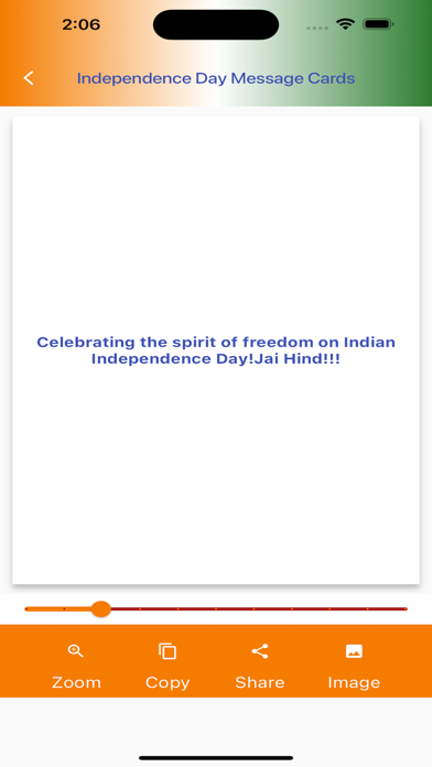 Independence Day Message Cards screenshot 1