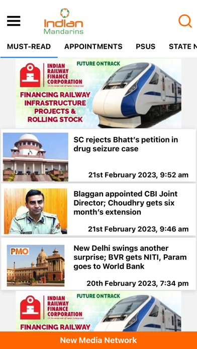 Indian Mandarins News Portal screenshot 3