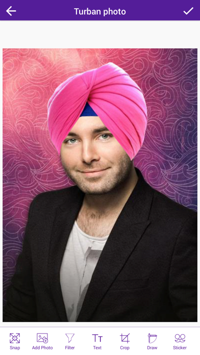 Indian Turbans Photo Booth screenshot 1