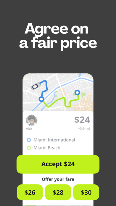 inDrive. Save on city rides screenshot 1