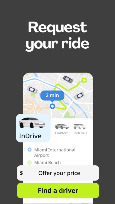 inDrive. Save on city rides screenshot 5