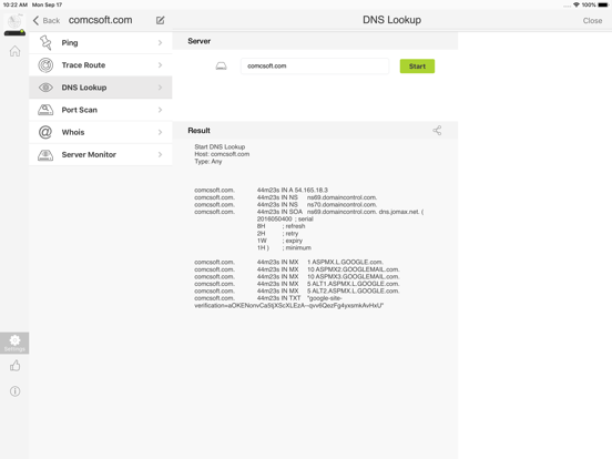 iNetTools - Ping,DNS,Port Scan screenshot 4