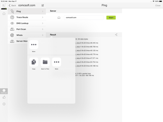 iNetTools - Ping,DNS,Port Scan screenshot 6