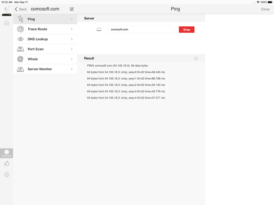 iNetTools - Ping,DNS,Port Scan screenshot 7