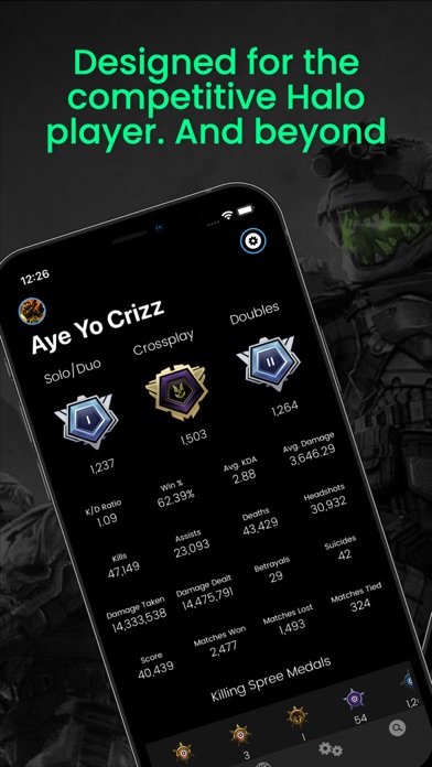 Infinite Spartan Stats screenshot 5