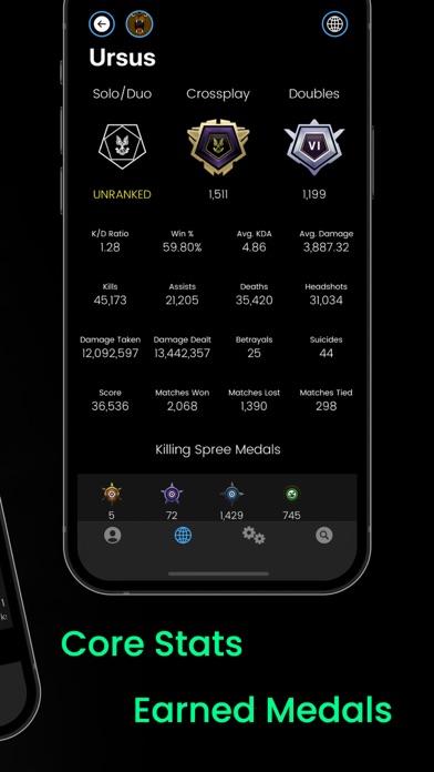 Infinite Spartan Stats screenshot 2