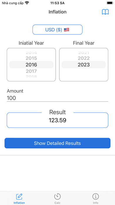 Inflation Calculator - Calc screenshot 3