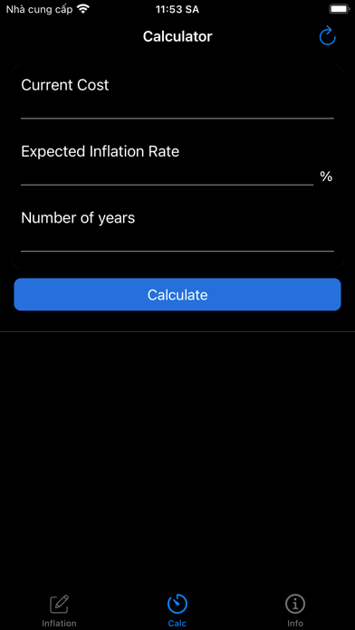 Inflation Calculator - Calc screenshot 2