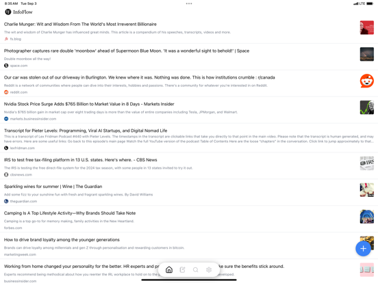InfoFlow: Pocket Alternative screenshot 4