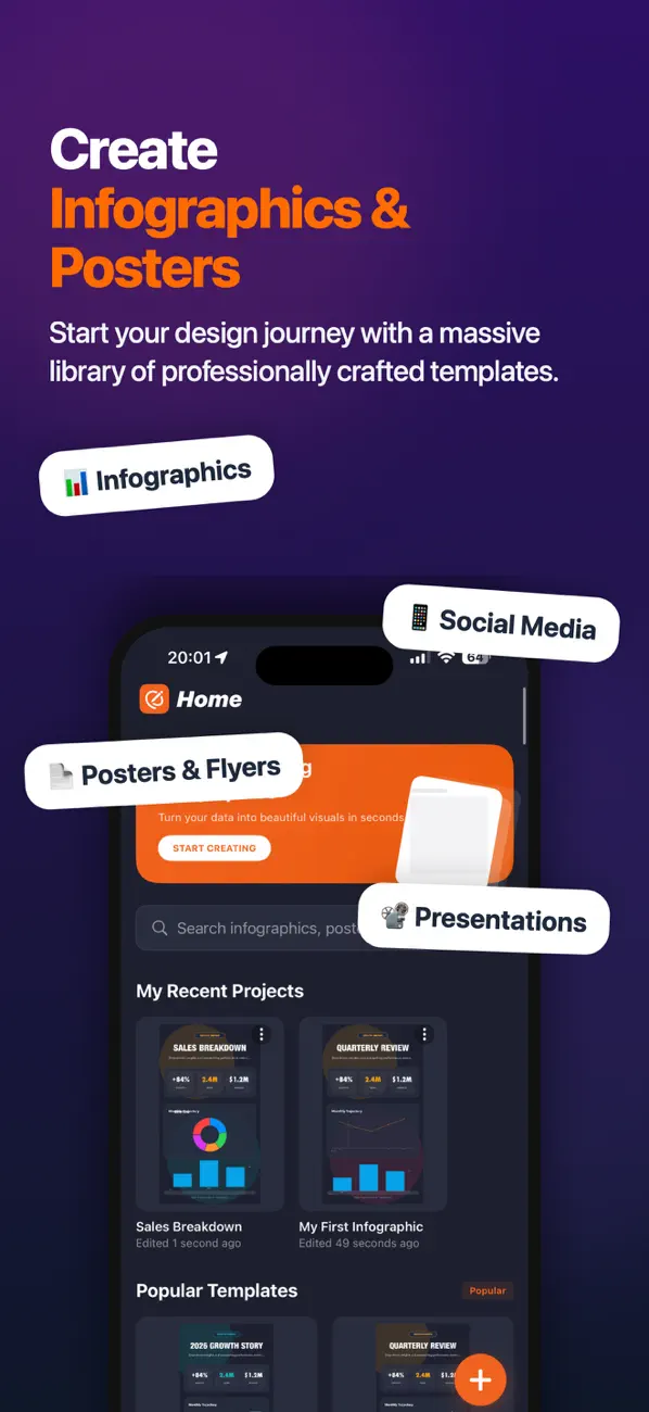 InfoGraphic and Poster Creator screenshot 6
