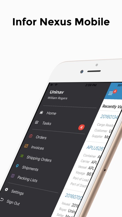 Infor Nexus Mobile screenshot 4