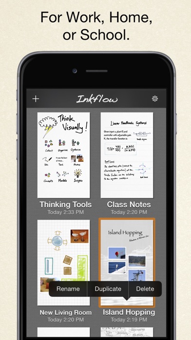 Inkflow Visual Notebook screenshot 1