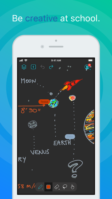 Inko › Whiteboard: Draw+Pencil screenshot 3