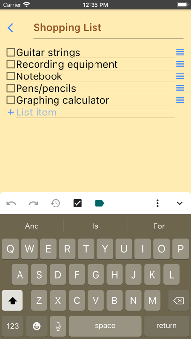 Inkpad Notepad - Notes - To do screenshot 3