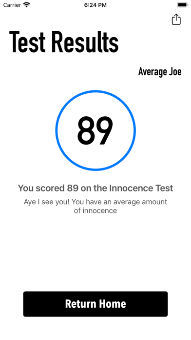 Innocence Test screenshot 1