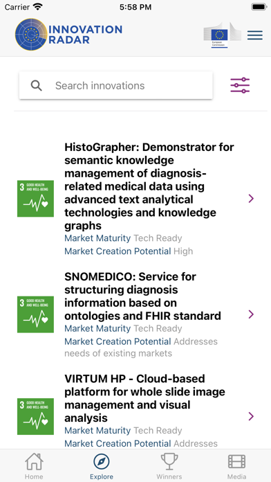 Innovation Radar screenshot 1