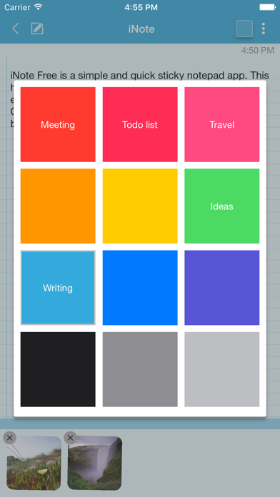 iNote - Sticky Note by Color screenshot 2